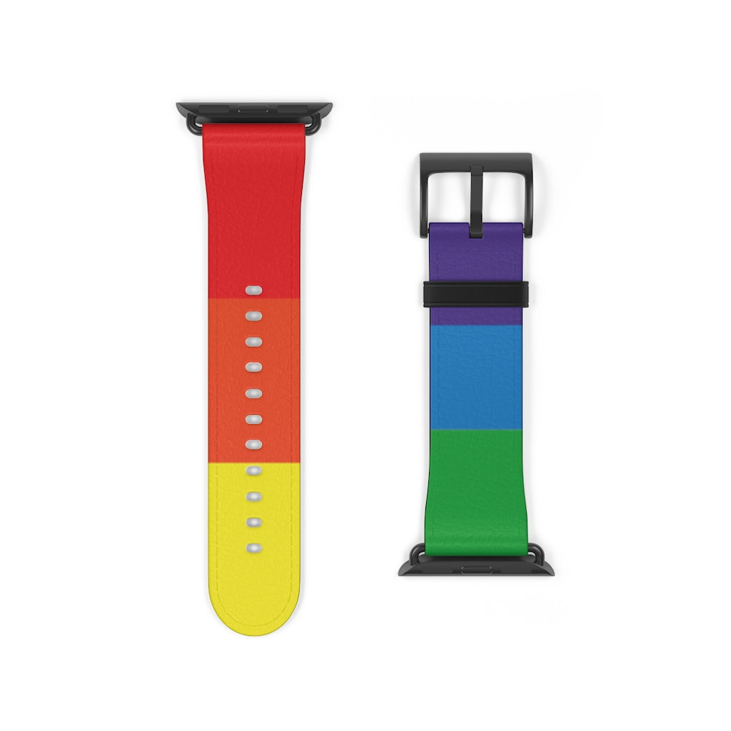 Rainbow Love  Watch Band