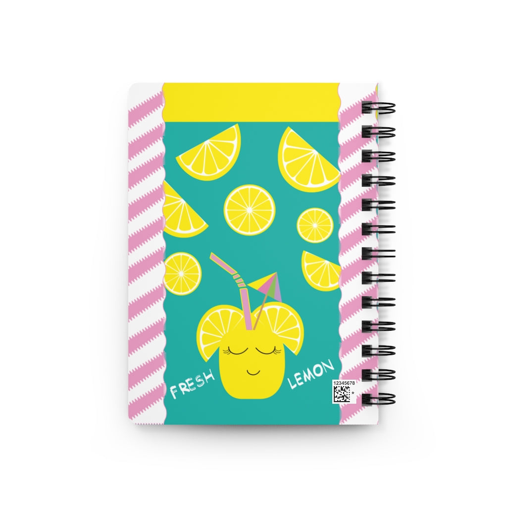 Lemon Spiral Bound Journal