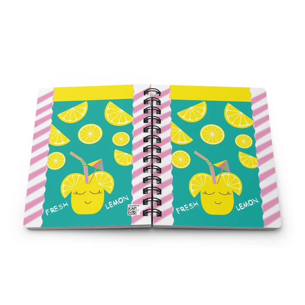 Lemon Spiral Bound Journal