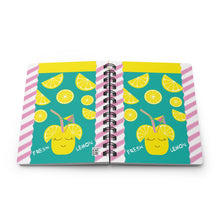 Load image into Gallery viewer, Lemon / Spiral Bound Journal
