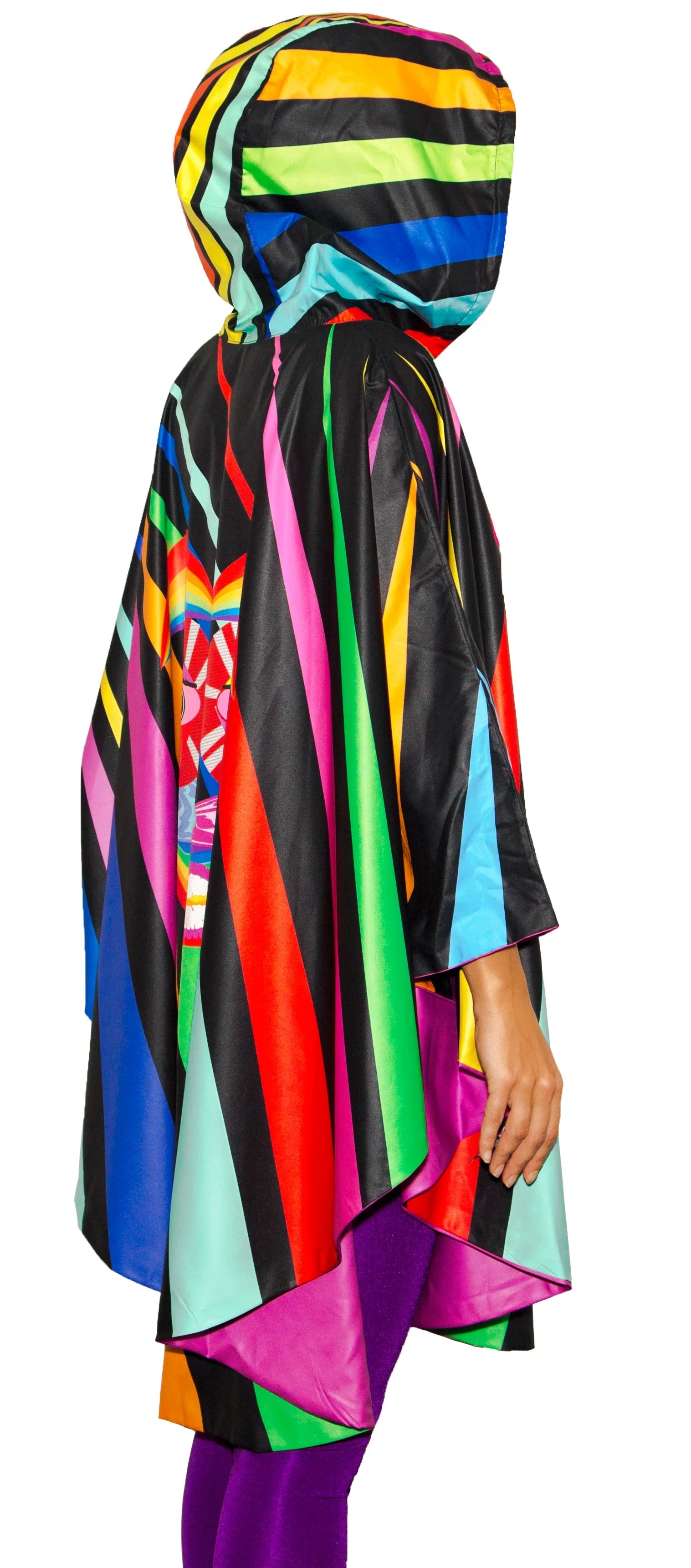 Acid Fly Unisex Raincoat Poncho