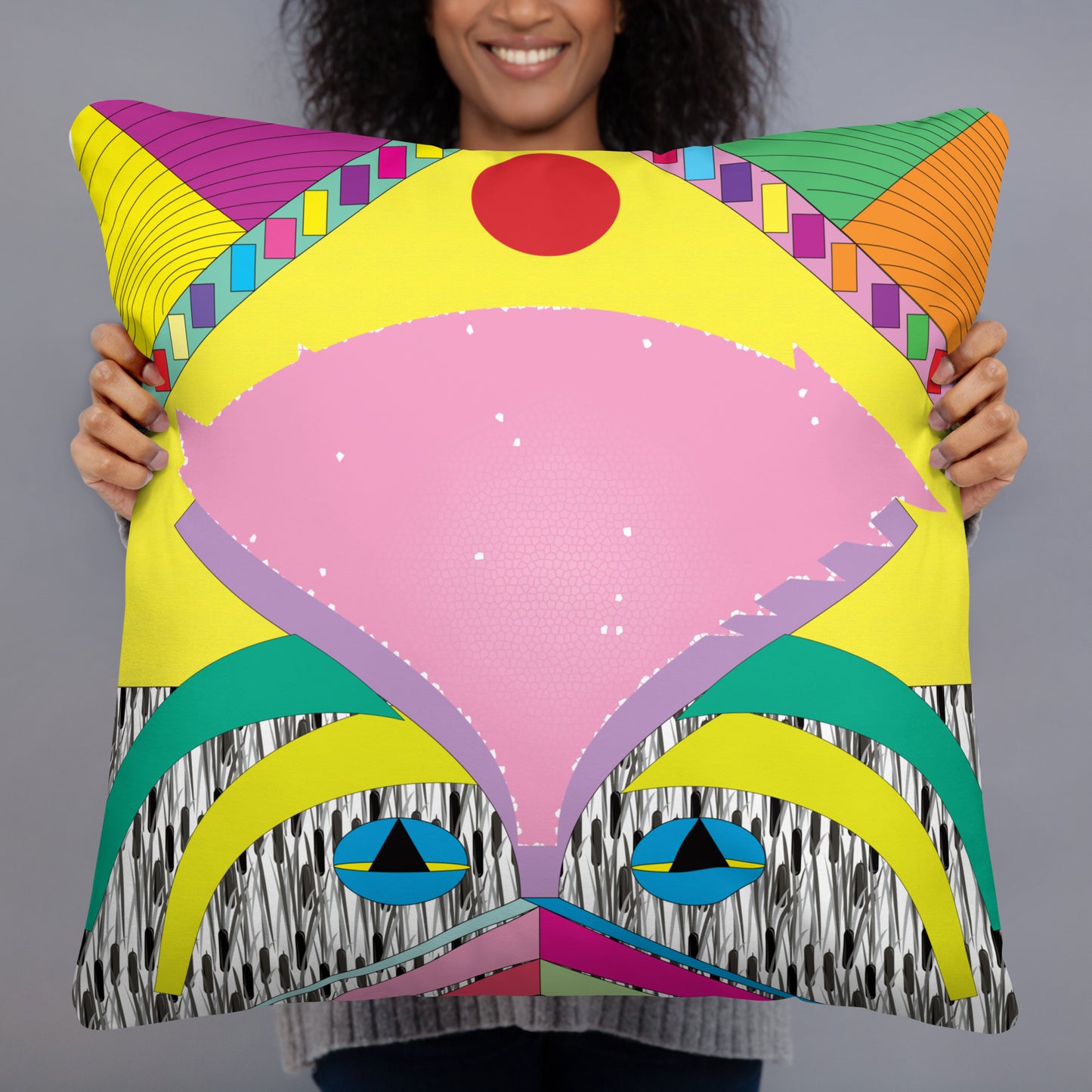 African Fish Couch Pillowcase