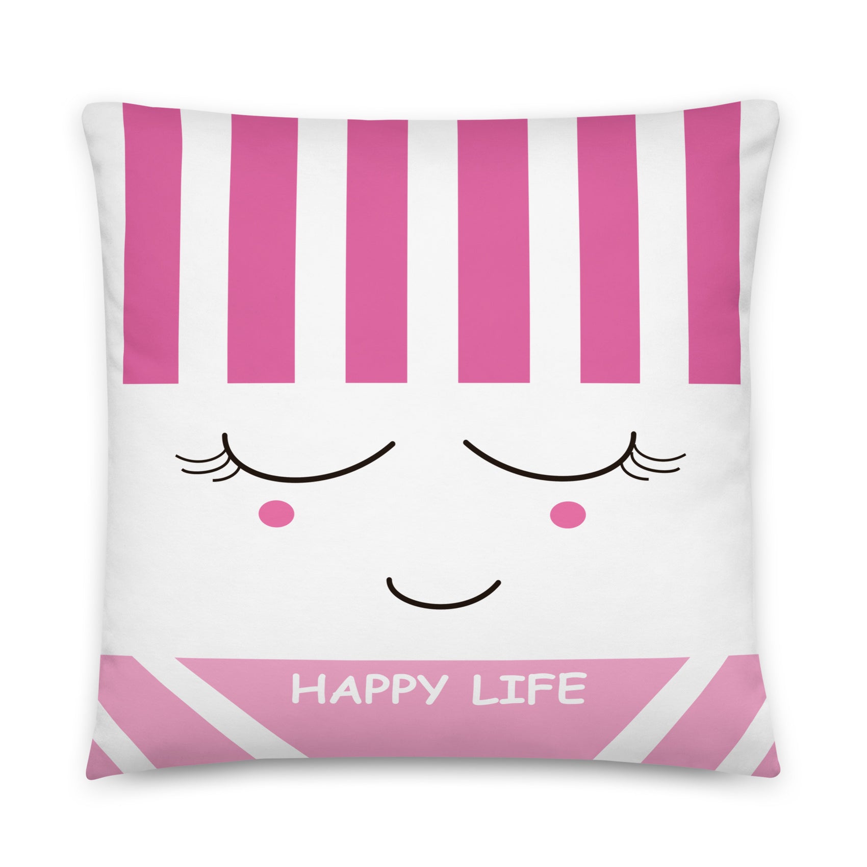 Happy Life Couch Pillowcase