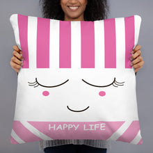 Load image into Gallery viewer, Happy Life / Couch Pillowcase
