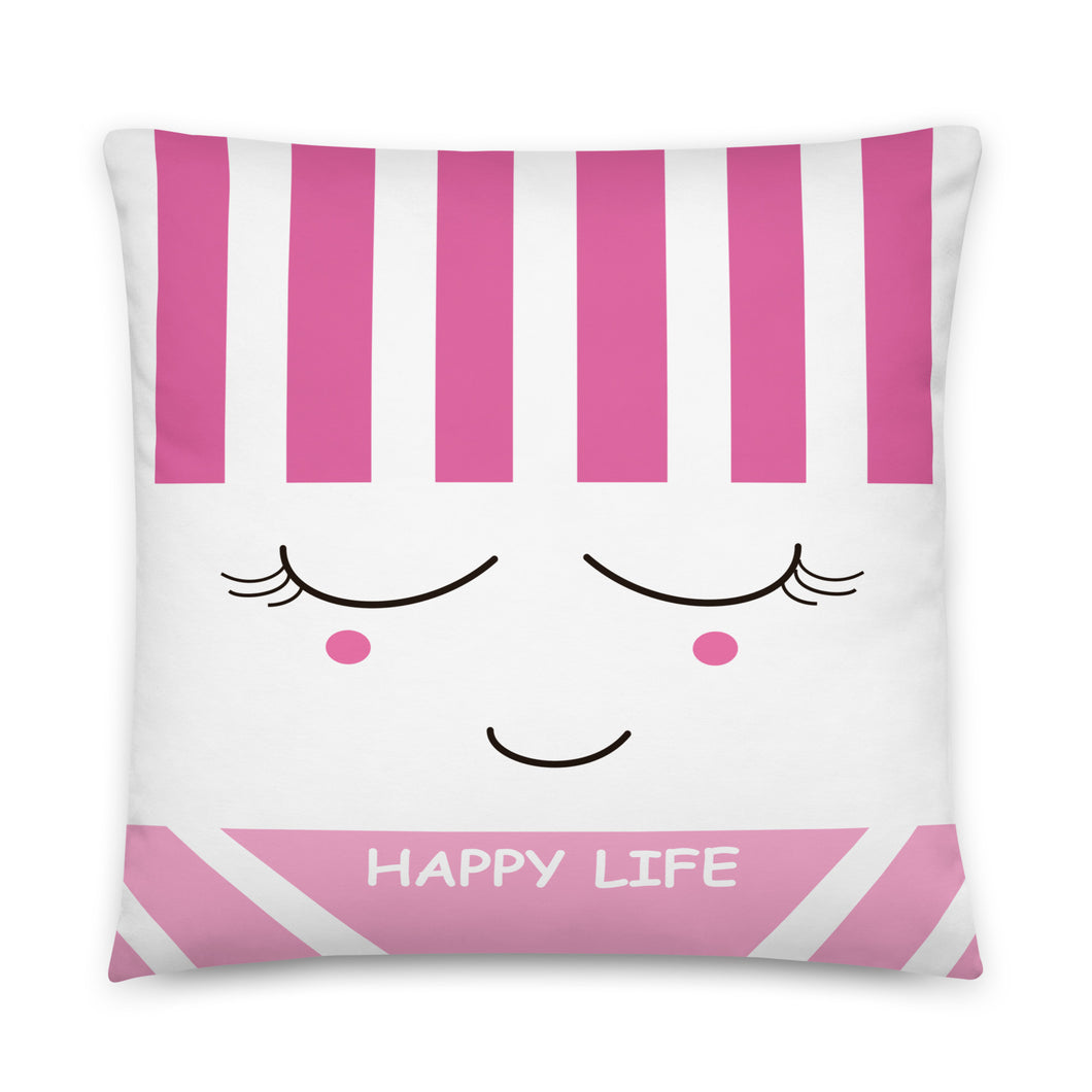 Happy Life / Couch Pillowcase