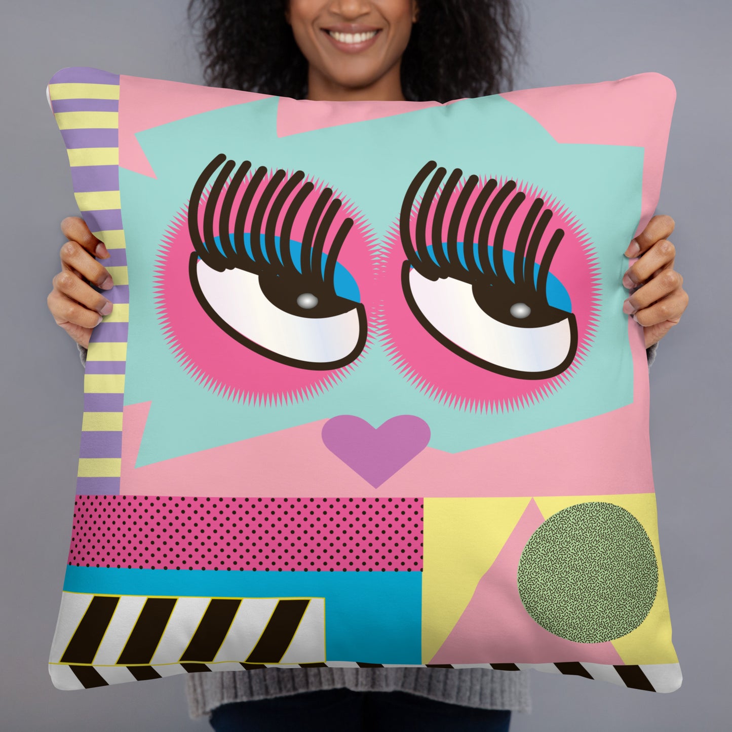 Cute Eyes Couch Pillowcase