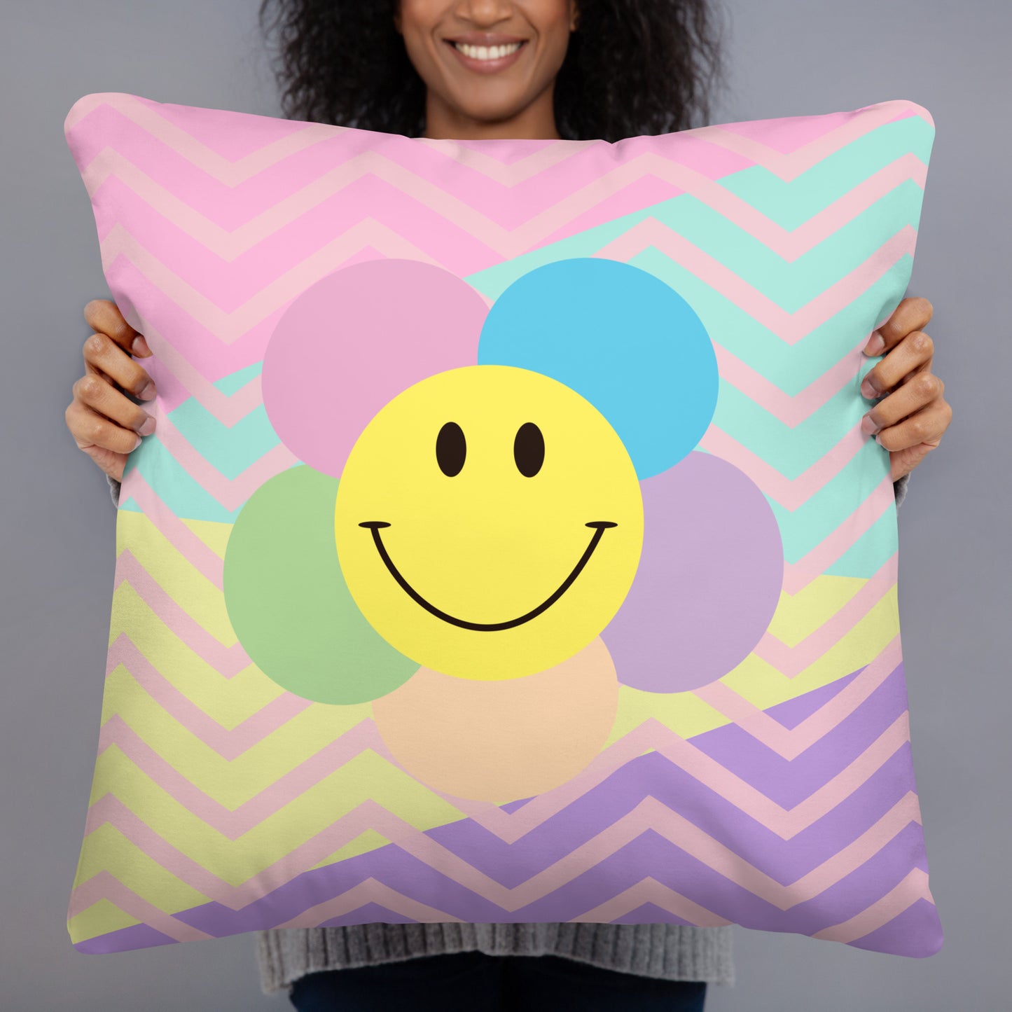 Pastel Smile Couch Pillowcase