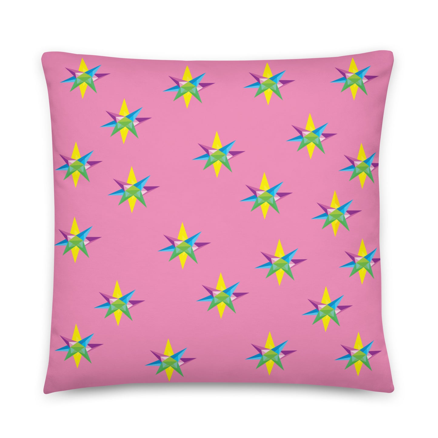 Star Pink Couch Pillowcase