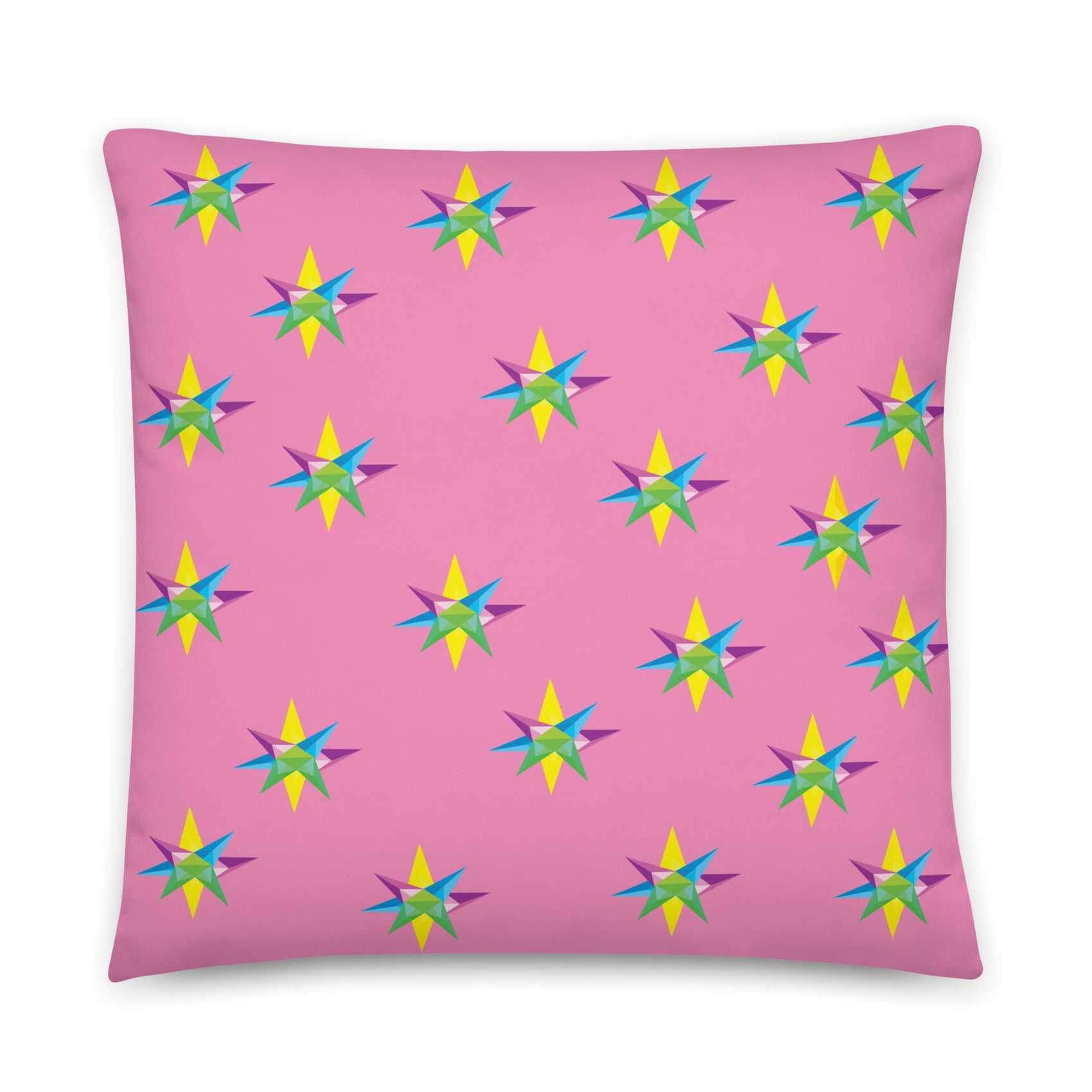 Star Pink Couch Pillowcase