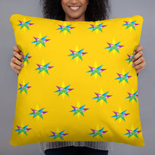 Load image into Gallery viewer, Star Yellow / Couch Pillowcase
