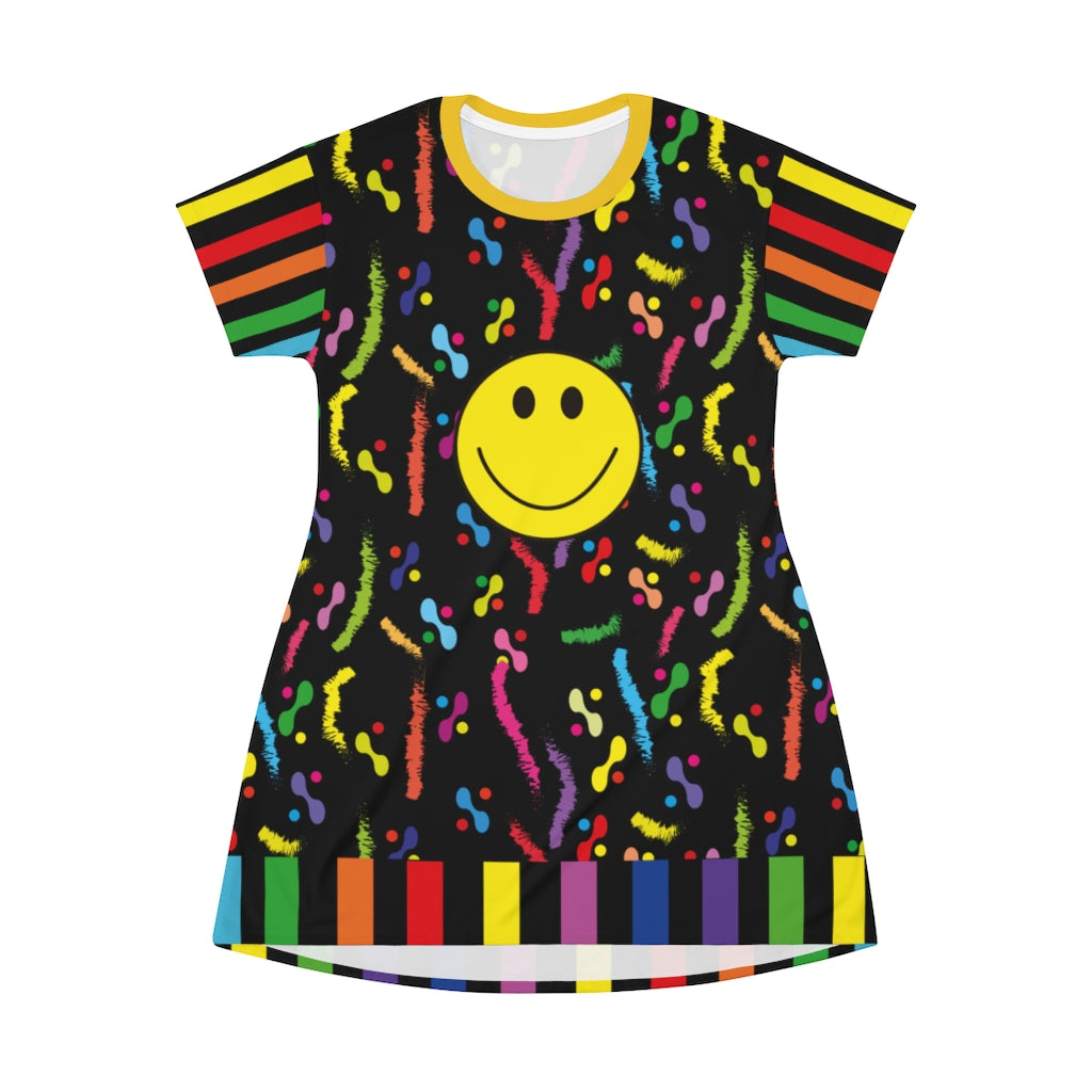 Smile Women T-Shirt Dress