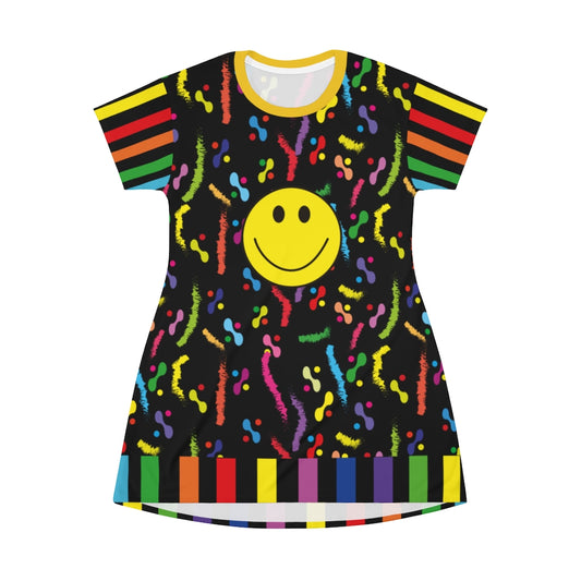 Smile Women T-Shirt Dress