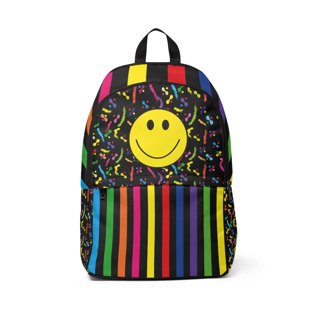 Smile Unisex Fabric Backpack