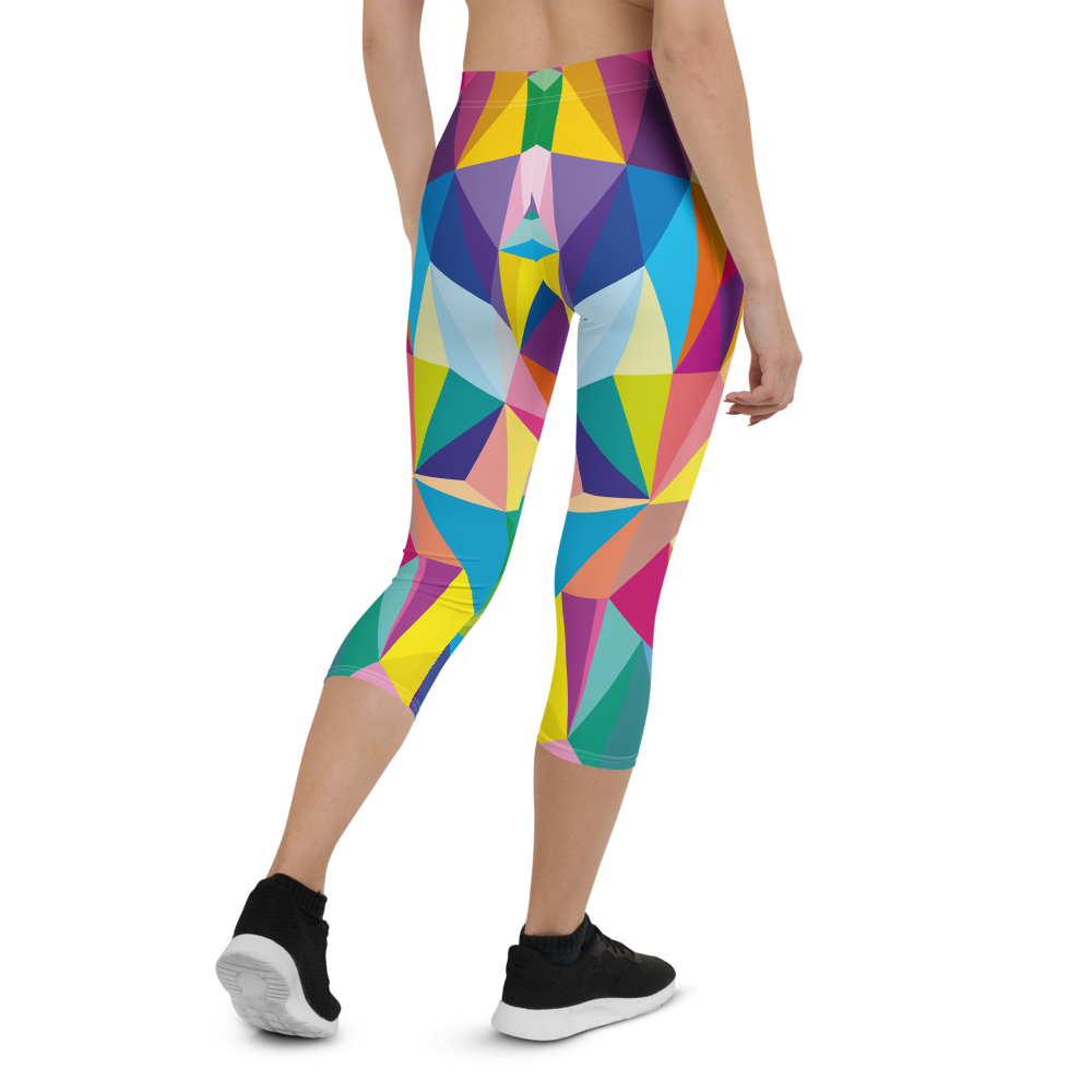 Mosaic Colors Capri Leggings