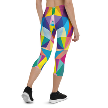 Load image into Gallery viewer, Mosaic Colors Capri Leggings
