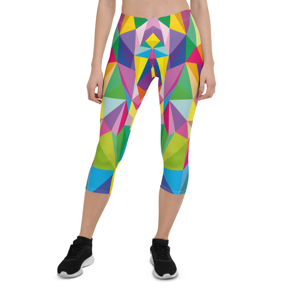 Mosaic Colors Capri Leggings