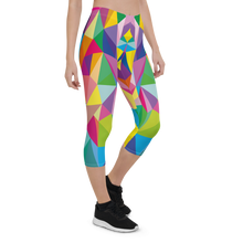 Load image into Gallery viewer, Mosaic Colors Capri Leggings
