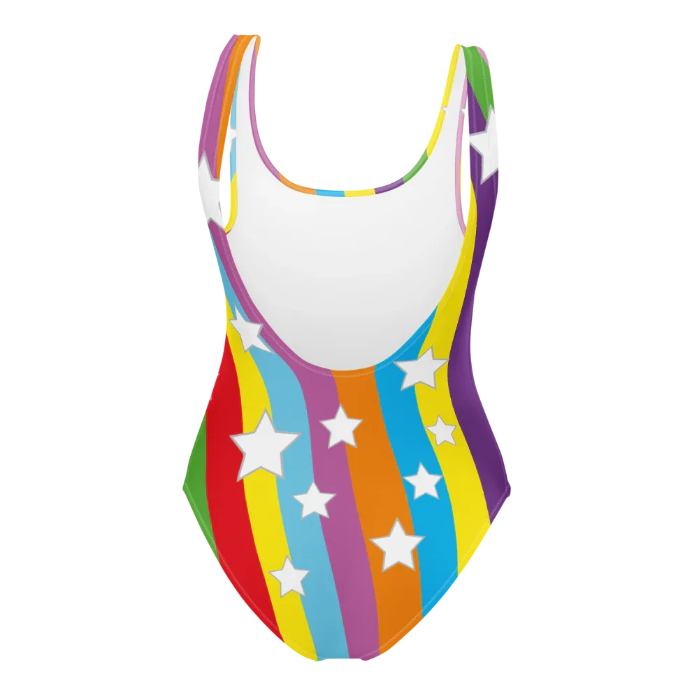 Rainbow Star Women Swimsuit