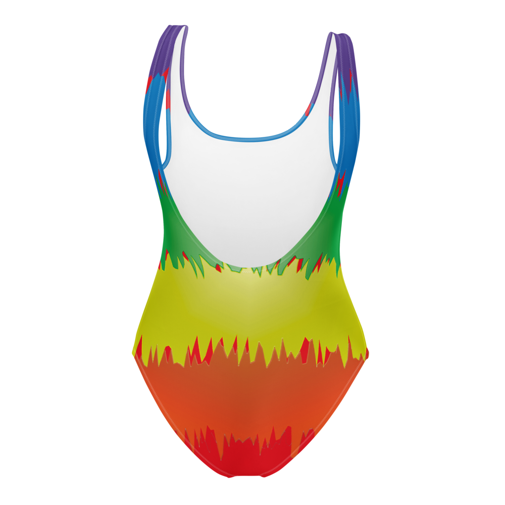 Rainbow Splash Women Swimsuit