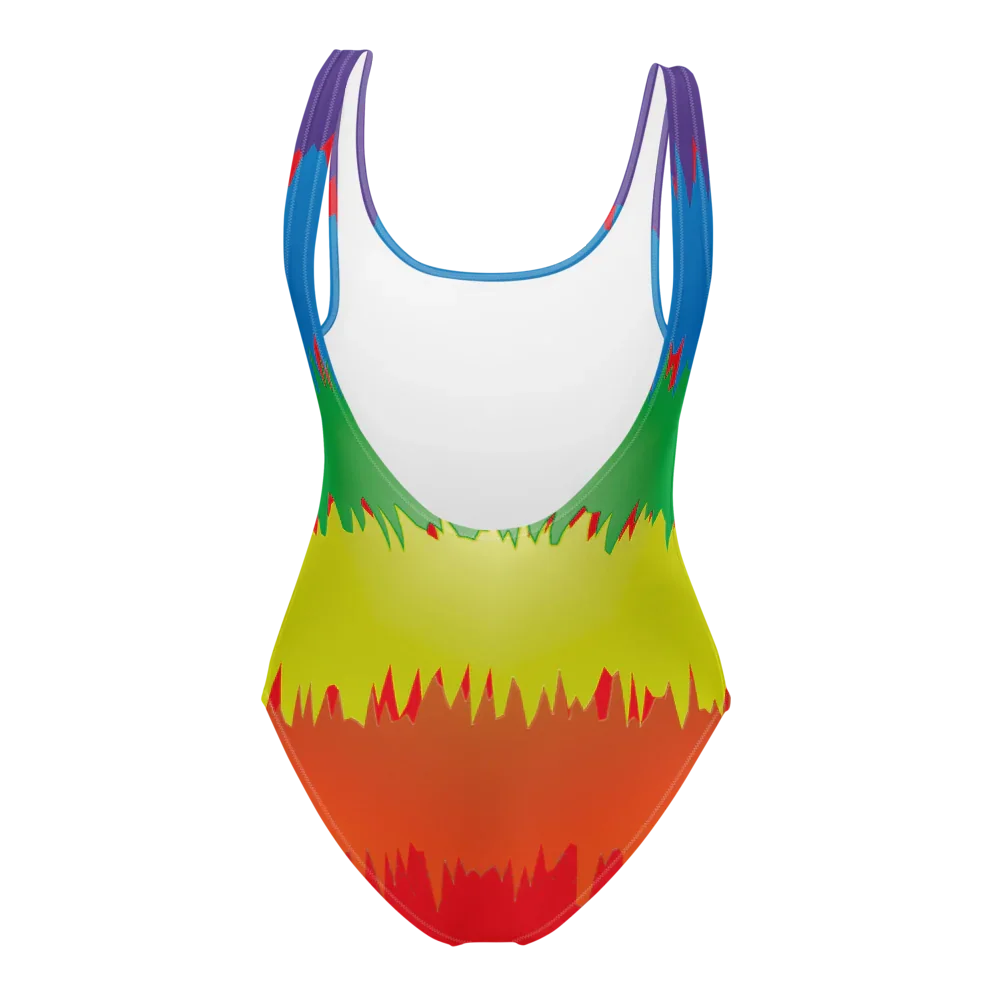 Rainbow Splash Women Swimsuit