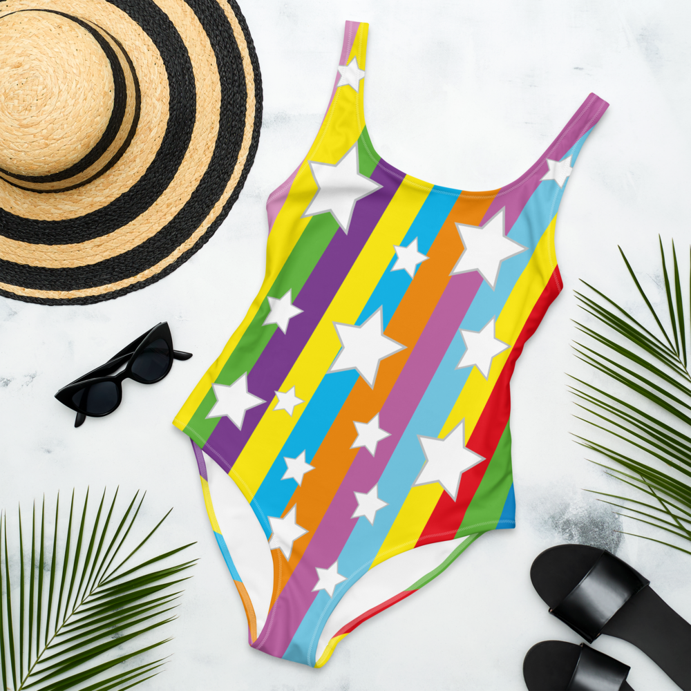 Rainbow Star Women Swimsuit