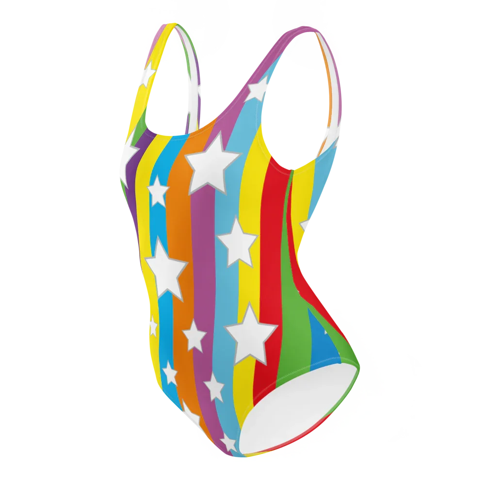 Rainbow Star Women Swimsuit