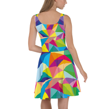 Load image into Gallery viewer, Mosaic Colors Women Skater Dress
