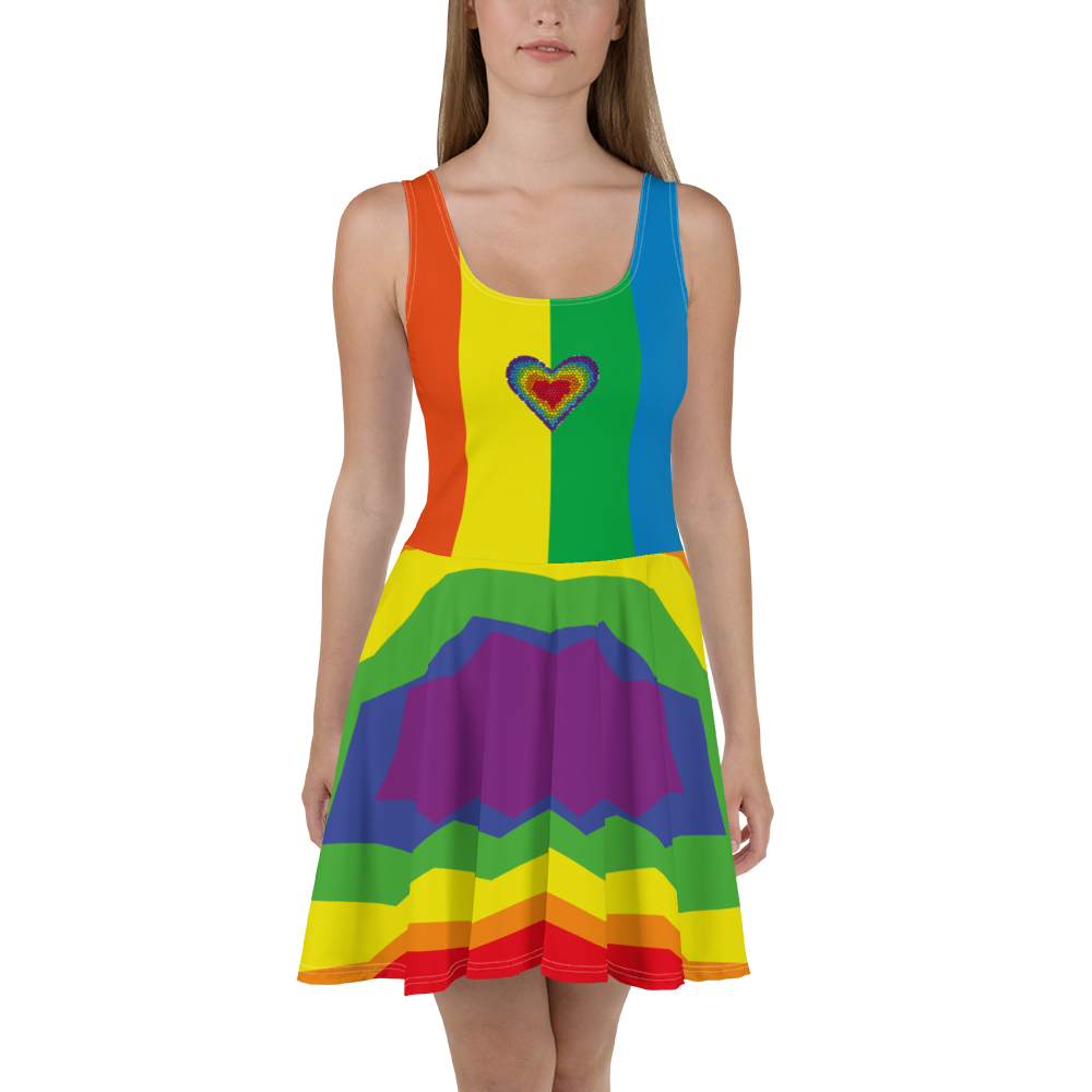 Rainbow Lowe Women Skater Dress