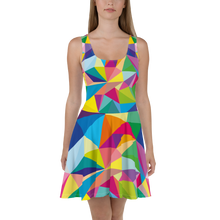 Load image into Gallery viewer, Mosaic Colors Women Skater Dress
