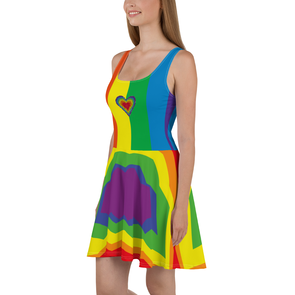 Rainbow Lowe Women Skater Dress