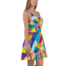 Load image into Gallery viewer, Mosaic Colors Women Skater Dress
