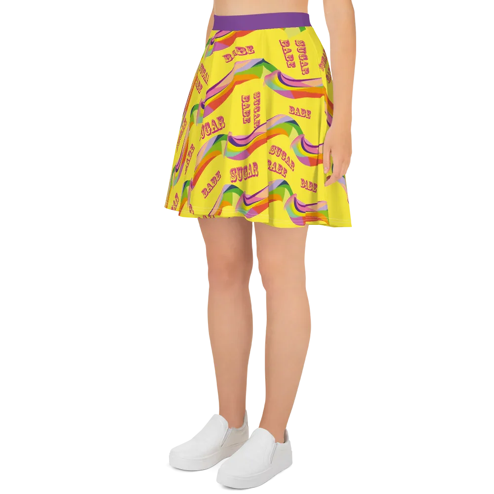 Sugar Babe Women Skater Skirt