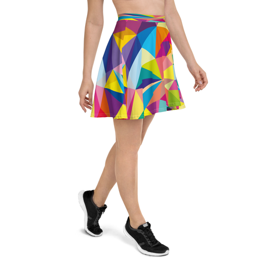 Mosaic Colors  Skater Skirt