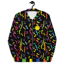Load image into Gallery viewer, Smile / Unisex Bomber Jacket

