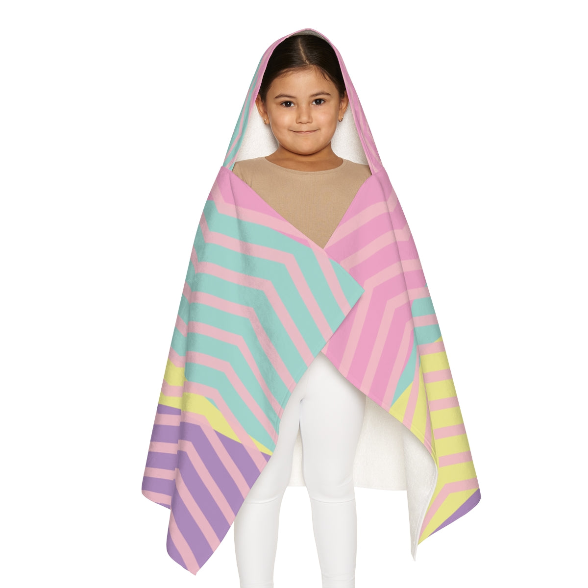 Pastel Smile Youth Hooded Towel