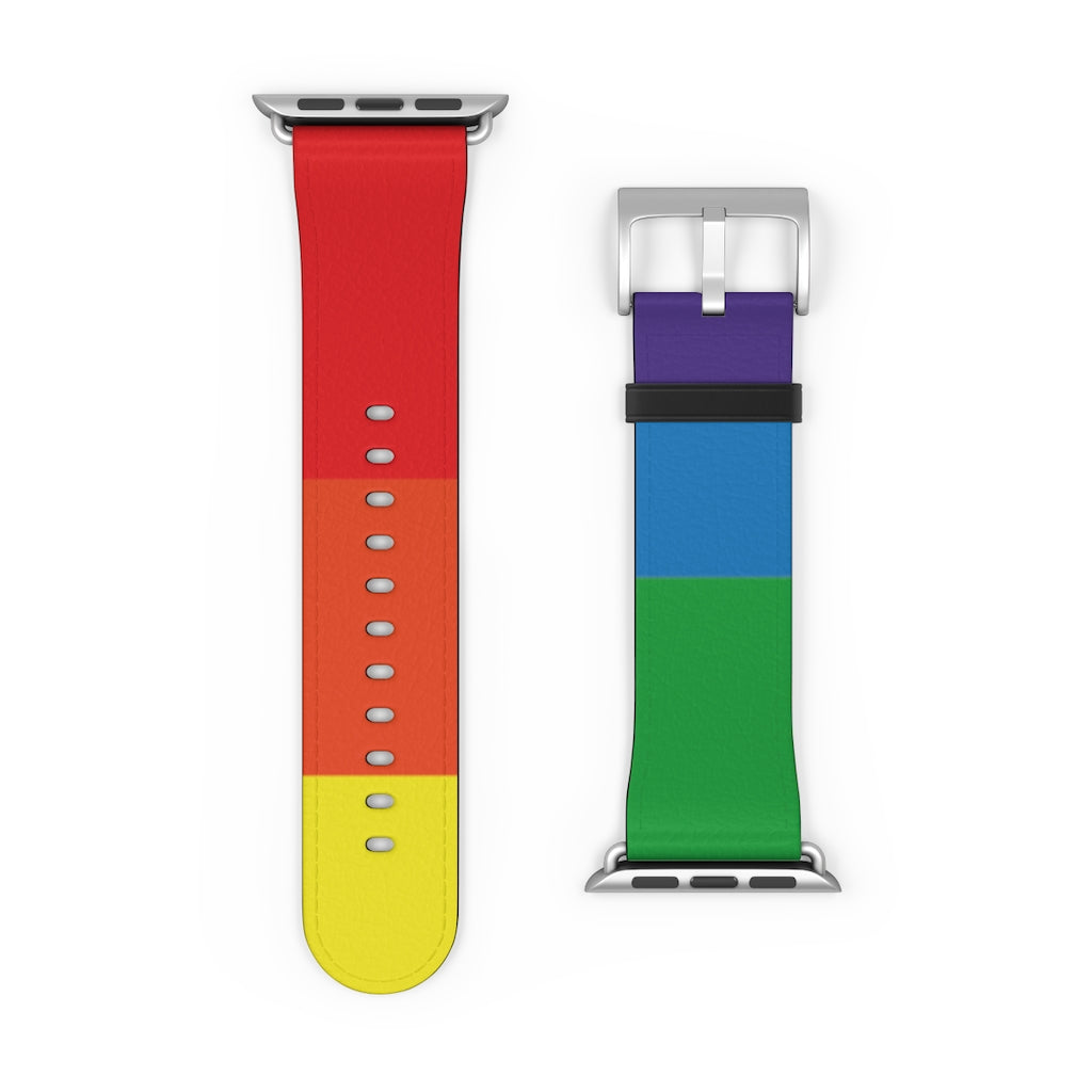 Rainbow Love  Watch Band