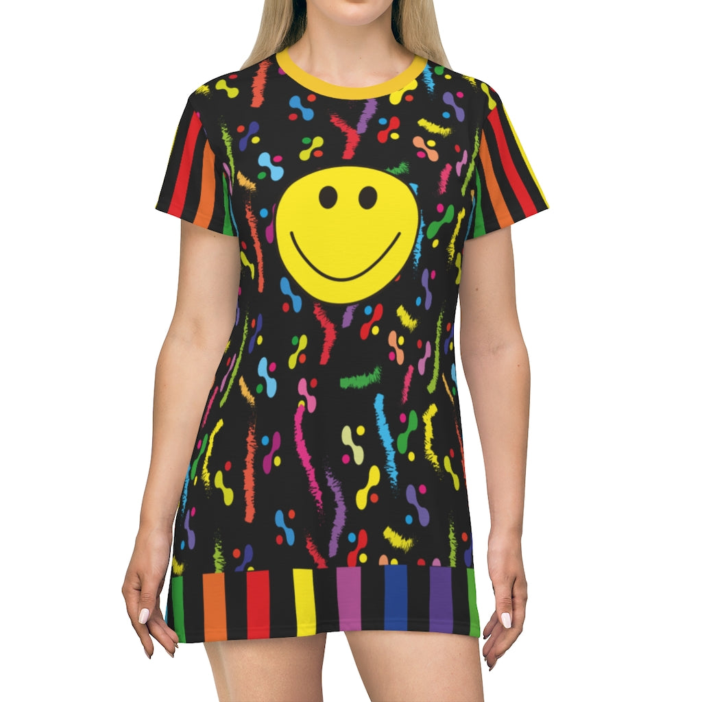 Smile Women T-Shirt Dress