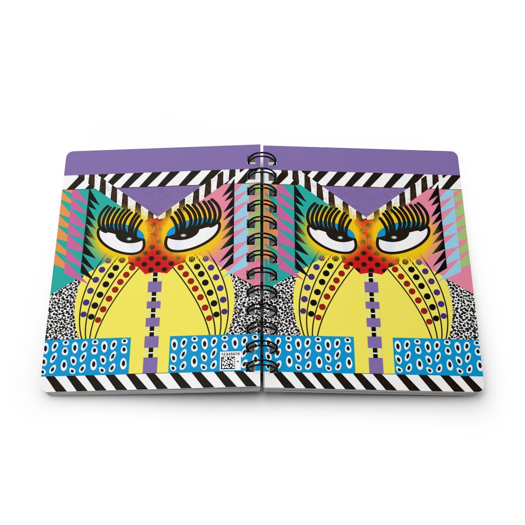 Angry Owl Spiral Bound Journal