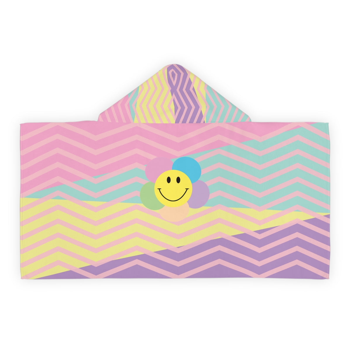 Pastel Smile Youth Hooded Towel